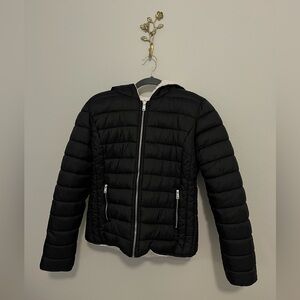 Love Tree Black Puffer Jacket